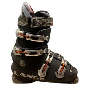 Lange CRL 70‎ Ski Boots Men’s Size 10 Black Alpine 4 Buckle Performance Winter